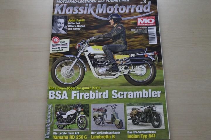 Deckblatt MO Klassik Motorrad (03/2012)